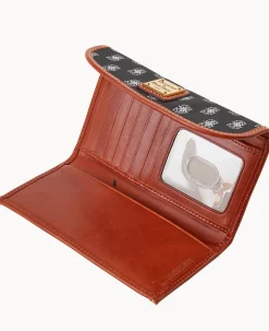 Dooney & Bourke Grab and Go|Clutches<MLB Continental Clutch MARINERS