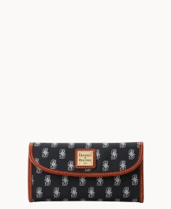 Dooney & Bourke Grab and Go|Clutches<MLB Continental Clutch MARINERS