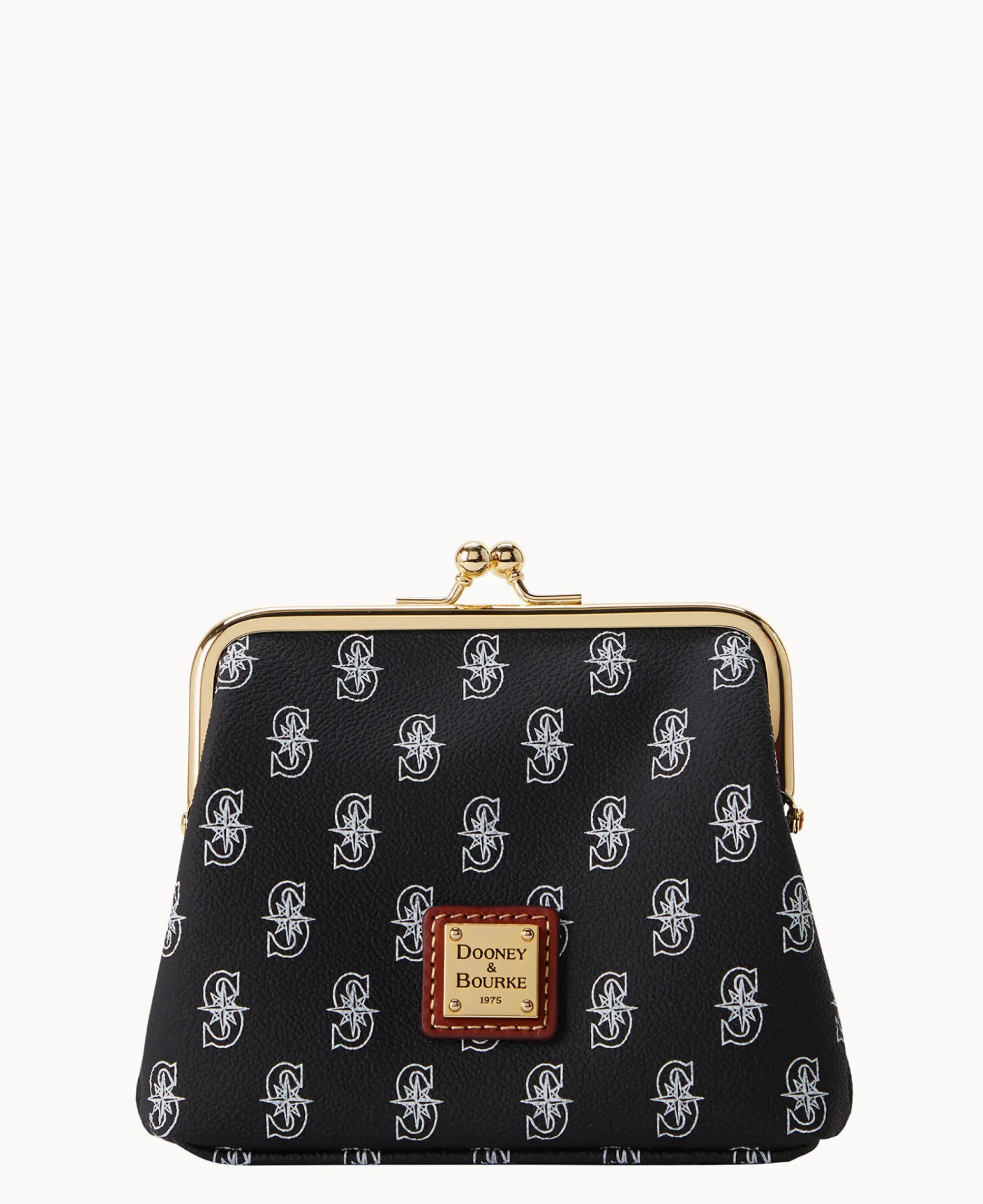 Dooney & Bourke Grab and Go|Clutches<MLB Large Framed Purse Mariners