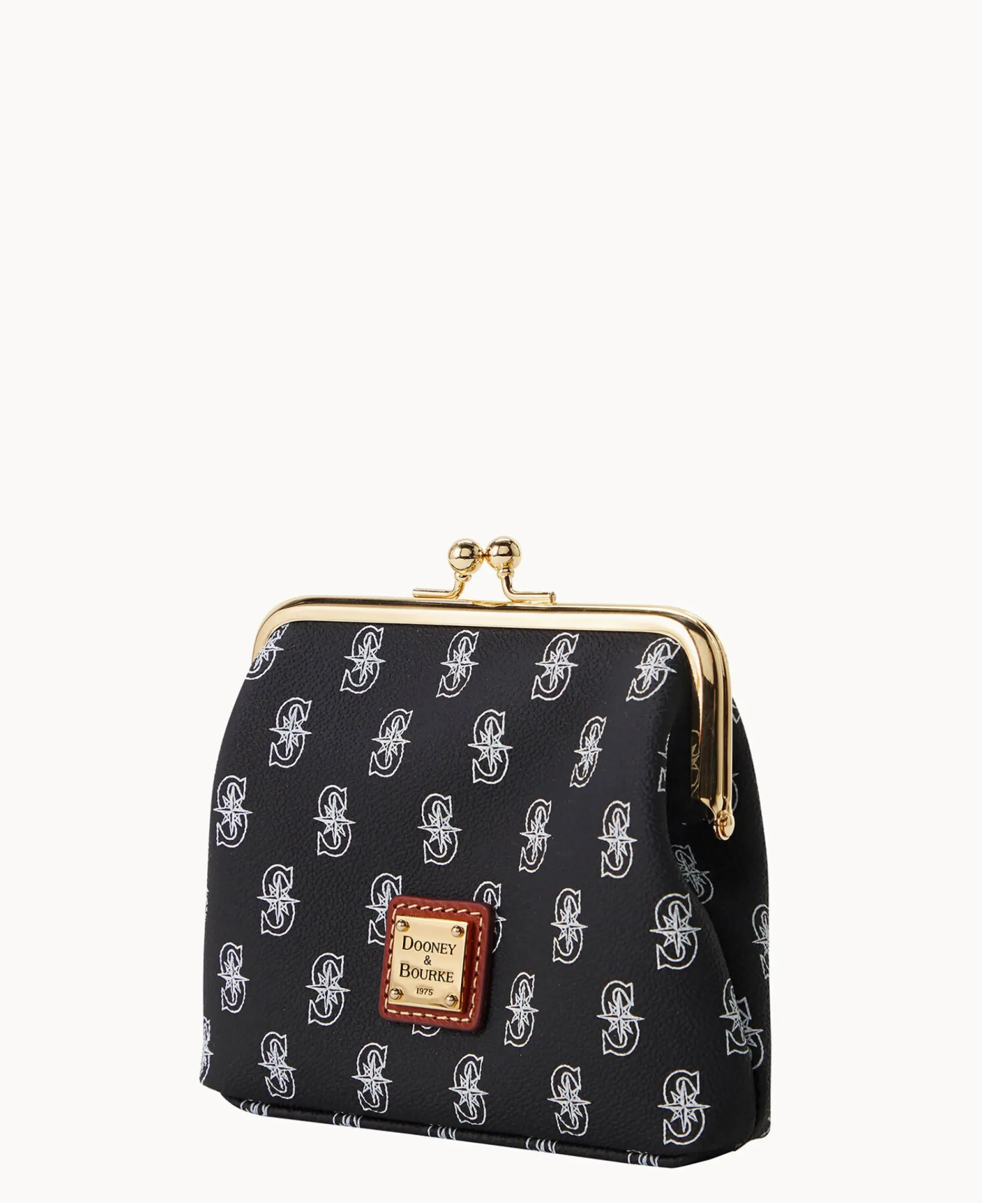 Dooney & Bourke Grab and Go|Clutches<MLB Large Framed Purse Mariners