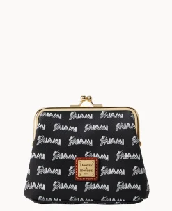 Dooney & Bourke Grab and Go|Clutches<MLB Large Framed Purse Marlins