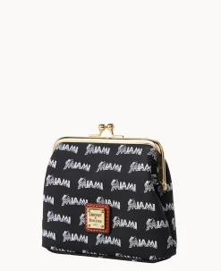 Dooney & Bourke Grab and Go|Clutches<MLB Large Framed Purse Marlins