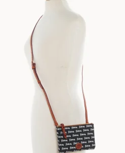 Dooney & Bourke Game Day Ready|Printed Fabric<MLB Top Zip Crossbody Marlins