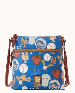 Dooney & Bourke Game Day Ready|Printed Fabric<MLB Crossbody Mets