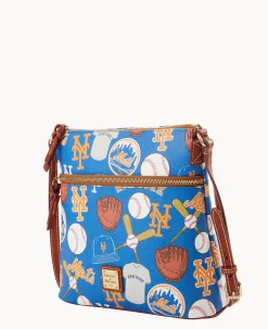 Dooney & Bourke Game Day Ready|Printed Fabric<MLB Crossbody Mets