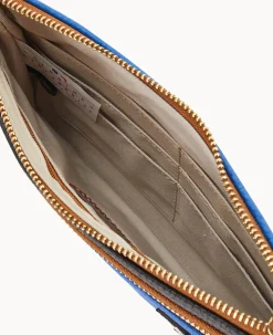 Dooney & Bourke Grab and Go|Wristlets<MLB Double Zip Wristlet Mets