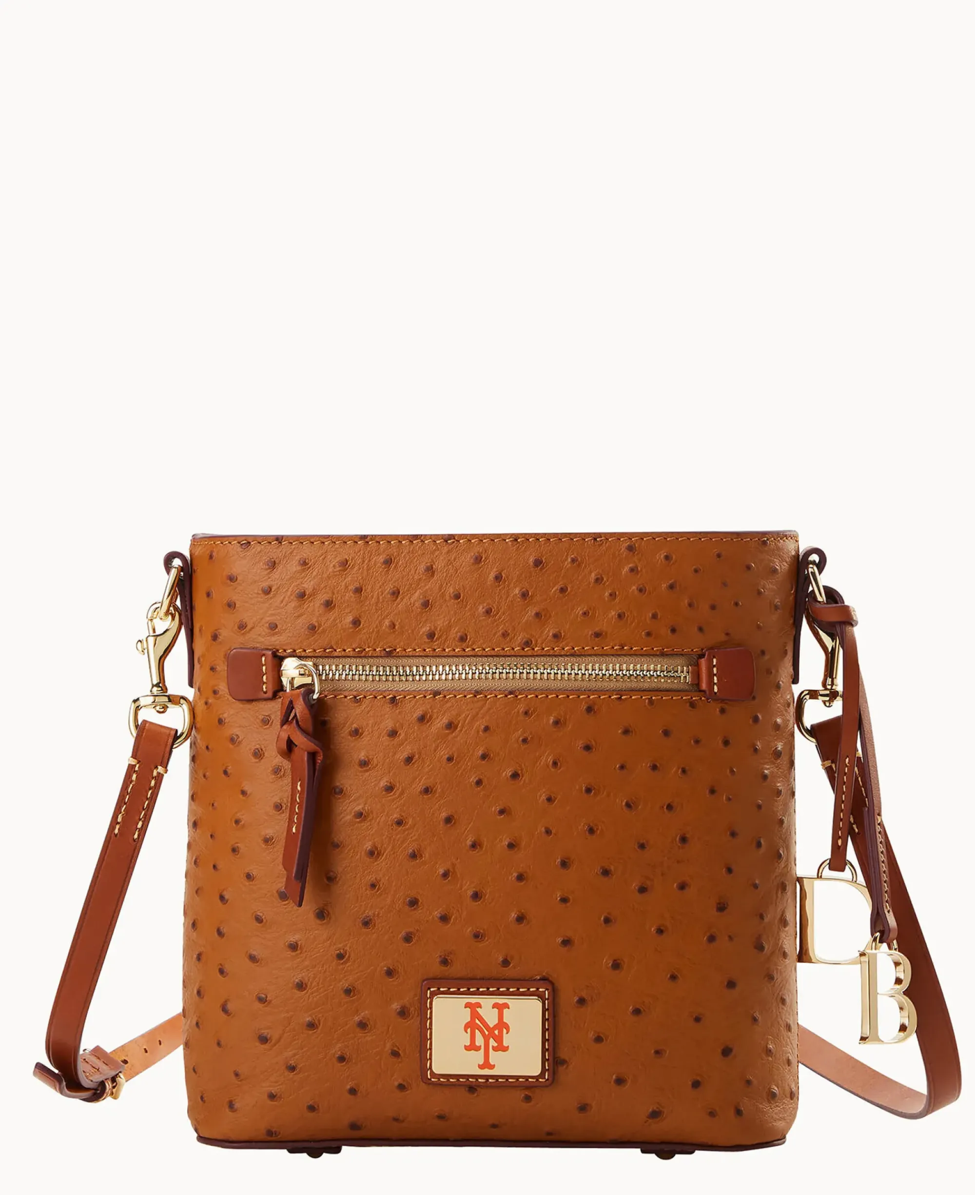 Dooney & Bourke Game Day Ready|Printed Fabric<MLB Zip Crossbody Mets