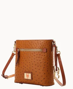 Dooney & Bourke Game Day Ready|Printed Fabric<MLB Zip Crossbody Mets