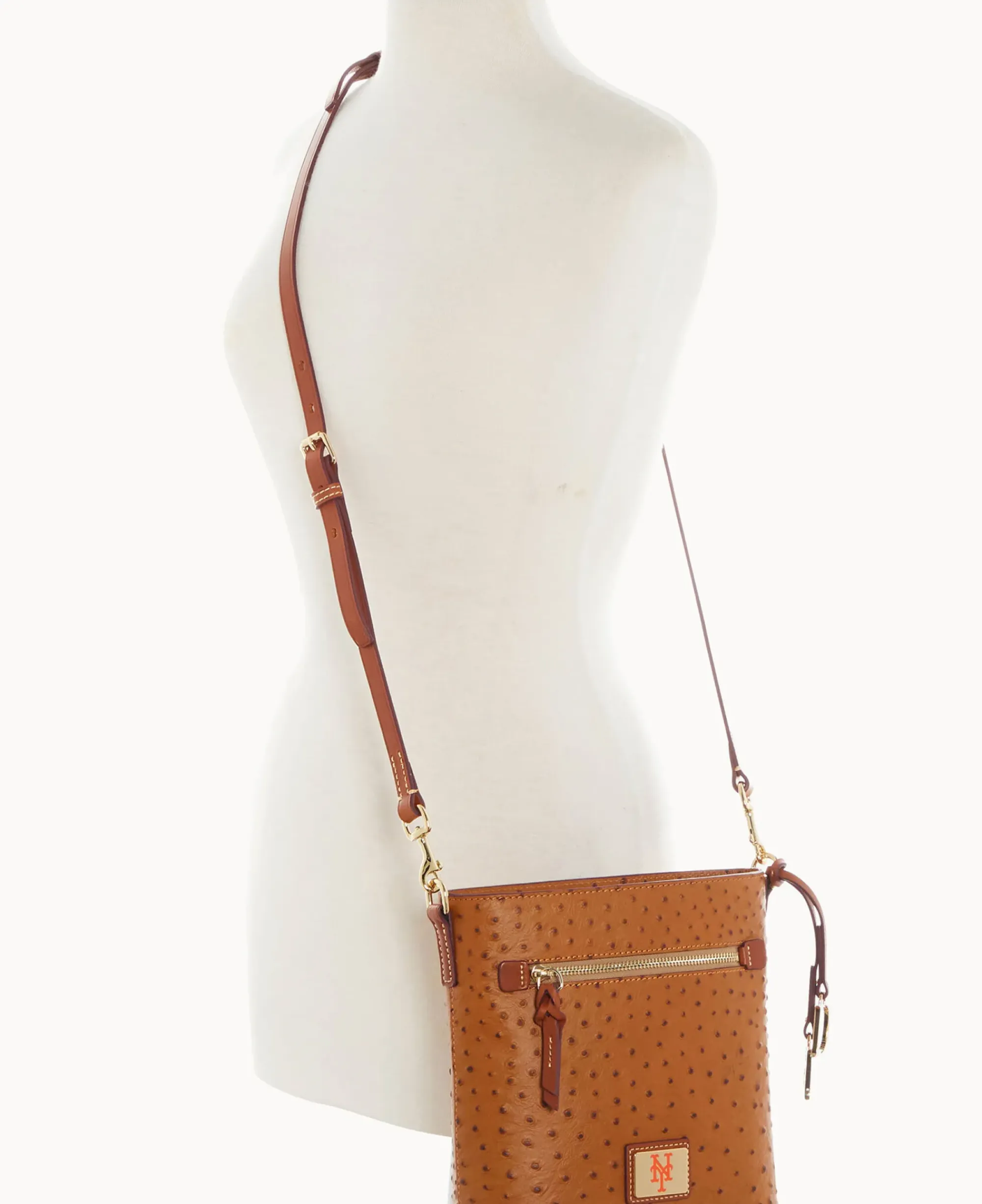 Dooney & Bourke Game Day Ready|Printed Fabric<MLB Zip Crossbody Mets