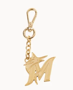 Dooney & Bourke MLB Pendant Key Chains|Key Keepers & Charms<MLB Pendant Key Chain Miami Marlins