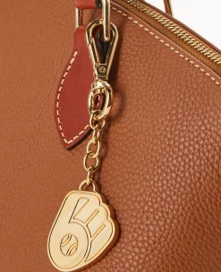 Dooney & Bourke MLB Pendant Key Chains|Key Keepers & Charms<MLB Pendant Key Chain Milwaukee Brewers