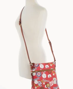 Dooney & Bourke Game Day Ready|Printed Fabric<MLB Crossbody Nationals