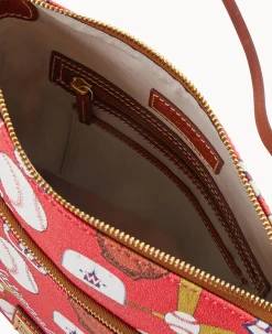 Dooney & Bourke Game Day Ready|Printed Fabric<MLB Crossbody Nationals