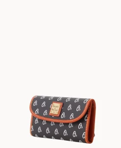 Dooney & Bourke Grab and Go|Clutches<MLB Continental Clutch ORIOLES