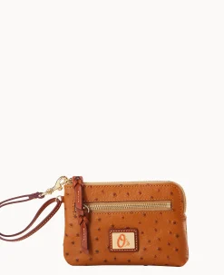 Dooney & Bourke Grab and Go|Wristlets<MLB Zip Around Wristlet Orioles