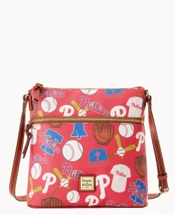 Dooney & Bourke Game Day Ready|Printed Fabric<MLB Crossbody Phillies