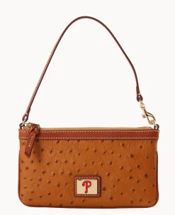 Dooney & Bourke Grab and Go|Wristlets<MLB Large Slim Wristlet Phillies