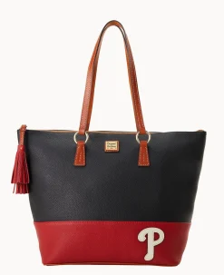 Dooney & Bourke Game Day Ready|Printed Fabric<MLB Tobi Tote Phillies