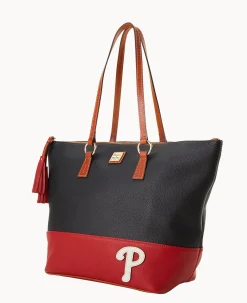 Dooney & Bourke Game Day Ready|Printed Fabric<MLB Tobi Tote Phillies