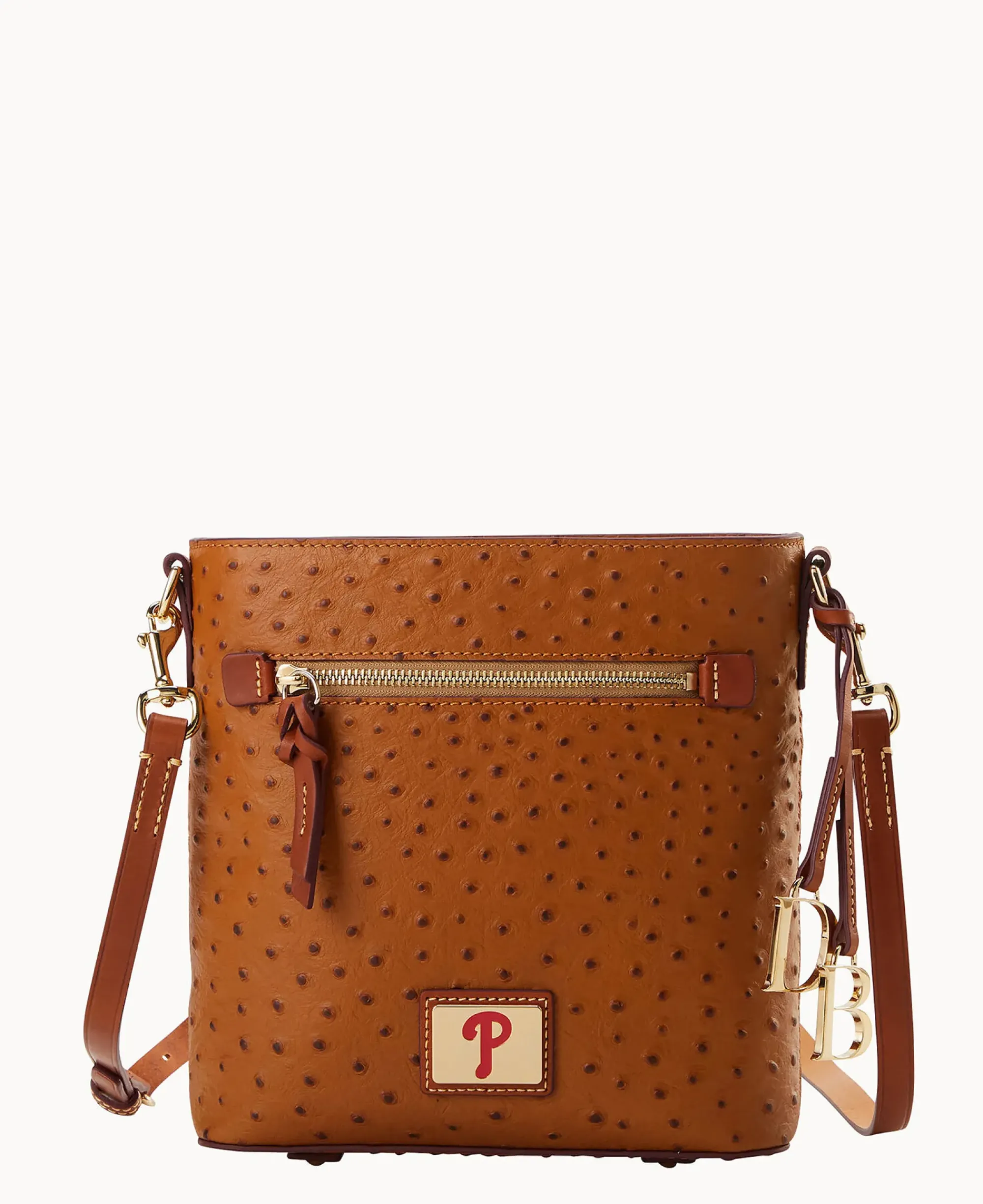 Dooney & Bourke Game Day Ready|Printed Fabric<MLB Zip Crossbody Phillies
