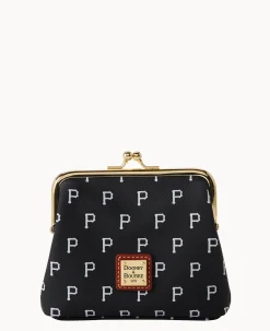 Dooney & Bourke Grab and Go|Clutches<MLB Large Framed Purse Pirates