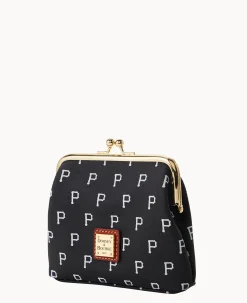 Dooney & Bourke Grab and Go|Clutches<MLB Large Framed Purse Pirates