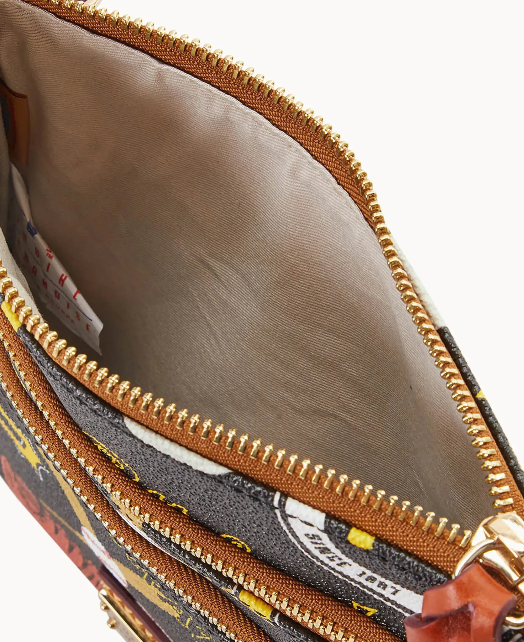 Dooney & Bourke Game Day Ready|Printed Fabric<MLB N S Triple Zip Crossbody Pirates
