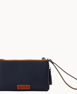 Dooney & Bourke Grab and Go|Wristlets<MLB Double Zip Wristlet Rays