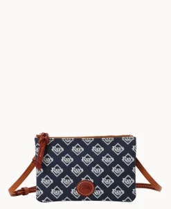 Dooney & Bourke Game Day Ready|Printed Fabric<MLB Top Zip Crossbody Rays