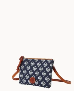 Dooney & Bourke Game Day Ready|Printed Fabric<MLB Top Zip Crossbody Rays