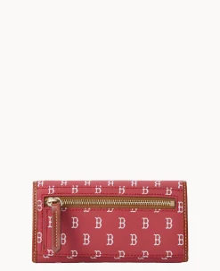 Dooney & Bourke Grab and Go|Clutches<MLB Continental Clutch RED SOX