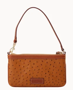 Dooney & Bourke Grab and Go|Wristlets<MLB Large Slim Wristlet Red Sox