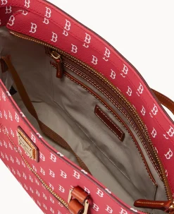 Dooney & Bourke Game Day Ready|Printed Fabric<MLB Shopper RED SOX