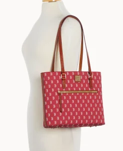 Dooney & Bourke Game Day Ready|Printed Fabric<MLB Shopper RED SOX