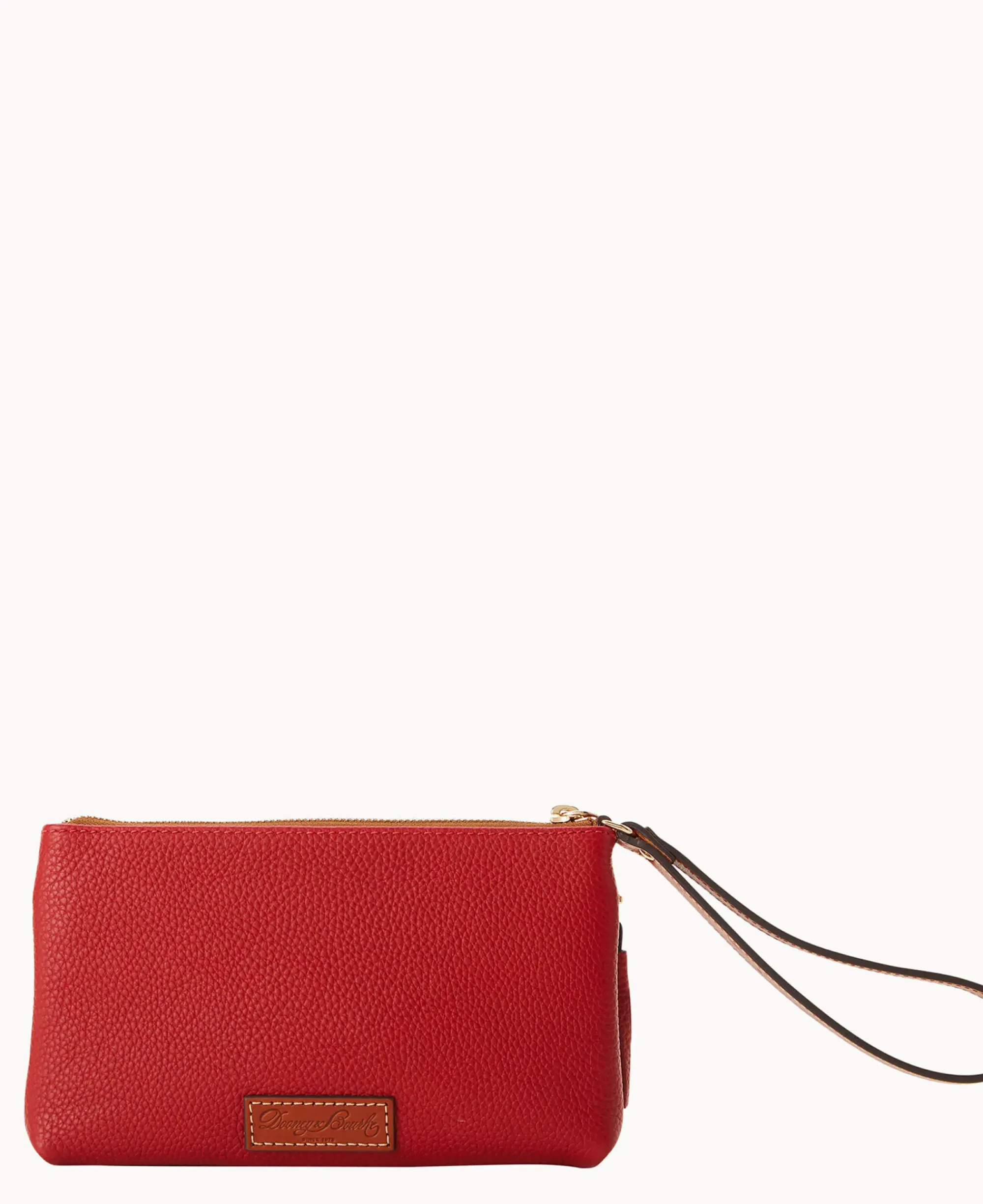 Dooney & Bourke Grab and Go|Wristlets<MLB Double Zip Wristlet Reds