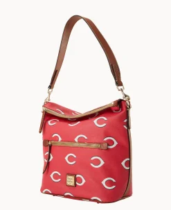 Dooney & Bourke Game Day Ready|Printed Fabric<MLB Large Sac Reds