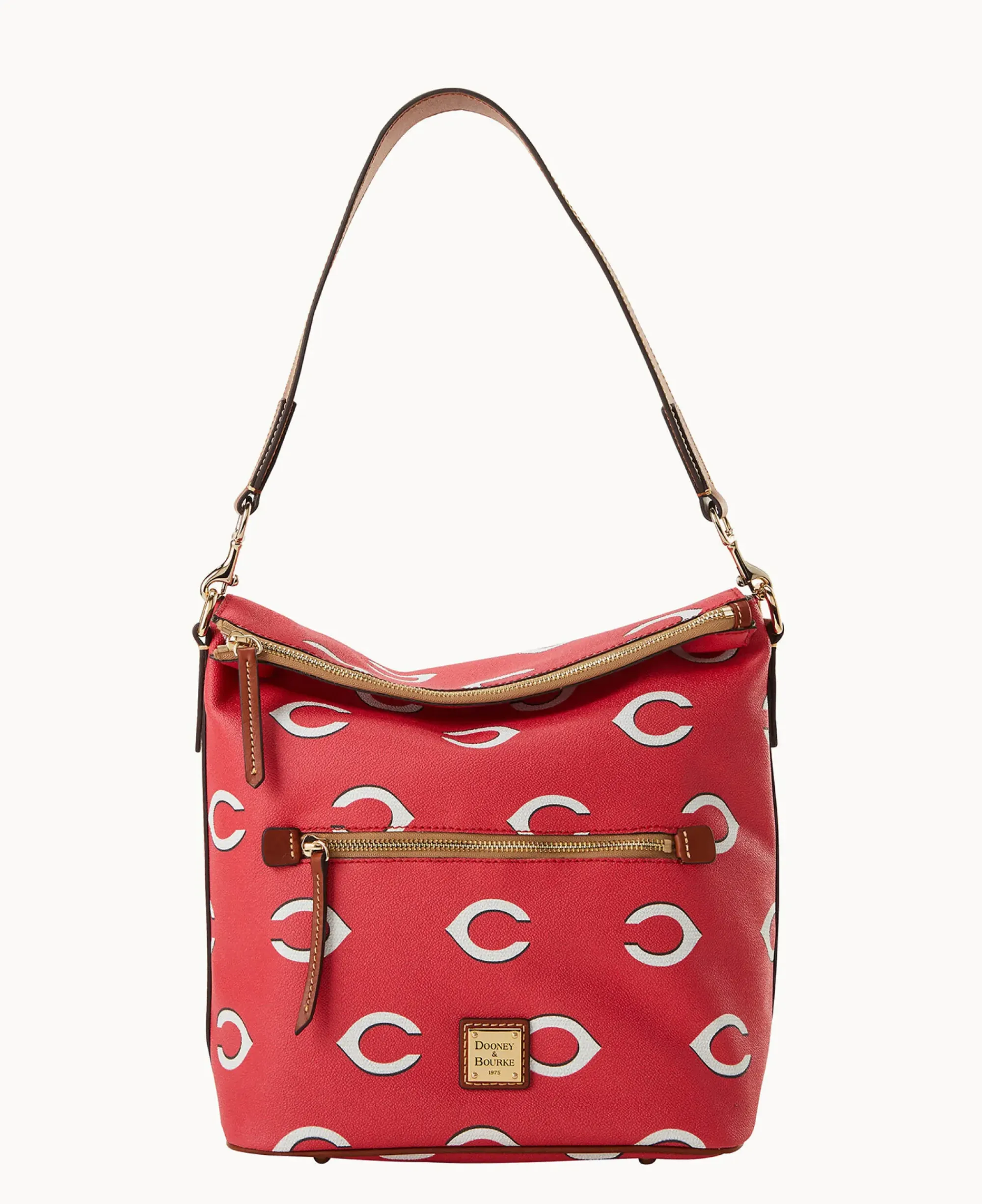 Dooney & Bourke Game Day Ready|Printed Fabric<MLB Large Sac Reds