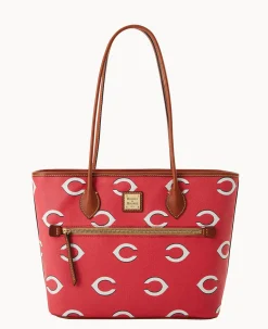 Dooney & Bourke Game Day Ready|Printed Fabric<MLB Tote Reds