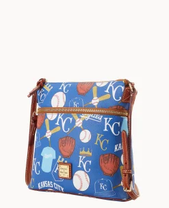 Dooney & Bourke Game Day Ready|Printed Fabric<MLB Crossbody Royals