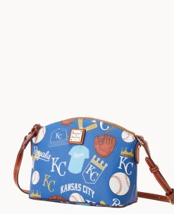 Dooney & Bourke Game Day Ready|Printed Fabric<MLB Suki Crossbody Royals