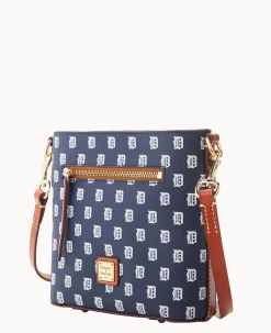 Dooney & Bourke Game Day Ready|Printed Fabric<MLB Small Zip Crossbody TIGERS