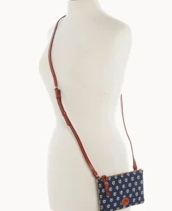 Dooney & Bourke Game Day Ready|Printed Fabric<MLB Top Zip Crossbody Twins