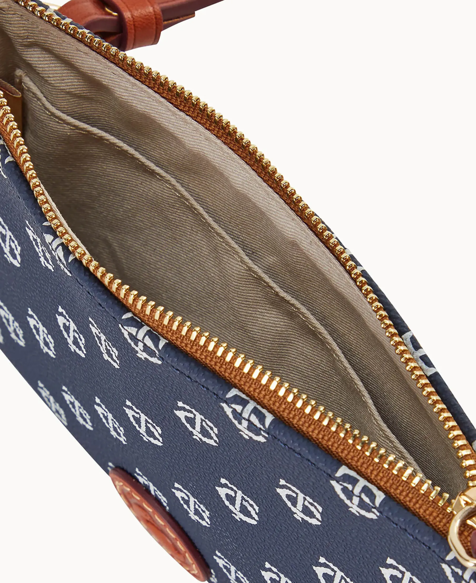 Dooney & Bourke Game Day Ready|Printed Fabric<MLB Top Zip Crossbody Twins