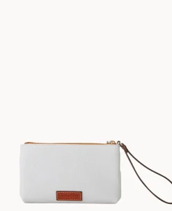 Dooney & Bourke Grab and Go|Wristlets<MLB Double Zip Wristlet White Sox