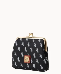 Dooney & Bourke Grab and Go|Clutches<MLB Large Framed Purse White Sox