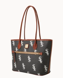 Dooney & Bourke Game Day Ready|Printed Fabric<MLB Tote White Sox