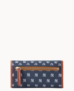 Dooney & Bourke Grab and Go|Clutches<MLB Continental Clutch YANKEES