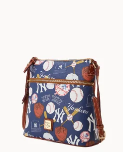 Dooney & Bourke Game Day Ready|Printed Fabric<MLB Crossbody Yankees