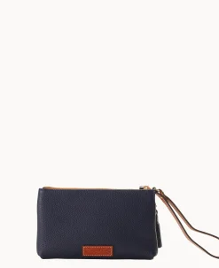 Dooney & Bourke Grab and Go|Wristlets<MLB Double Zip Wristlet Yankees