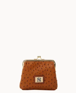 Dooney & Bourke Grab and Go|Wallets<MLB Large Framed Purse Yankees